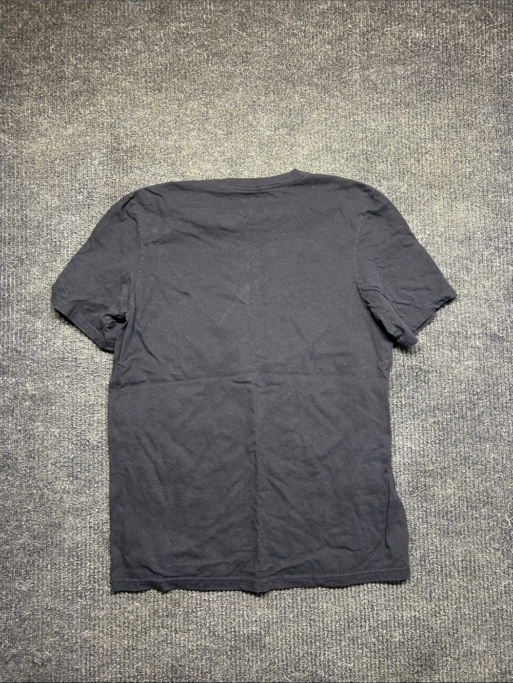 adidas Black Tee with White Trefoil-Style Logo - Short Sleeve - Picture 3 of 3